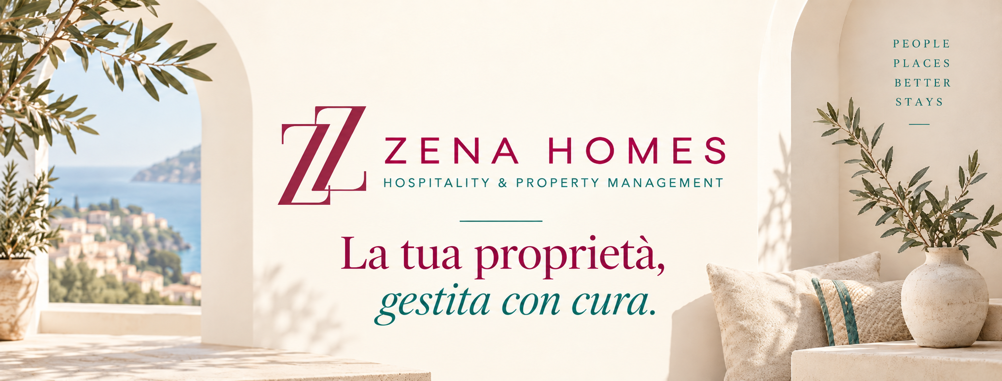 Zena Homes. La tua proprietà, gestita con cura.